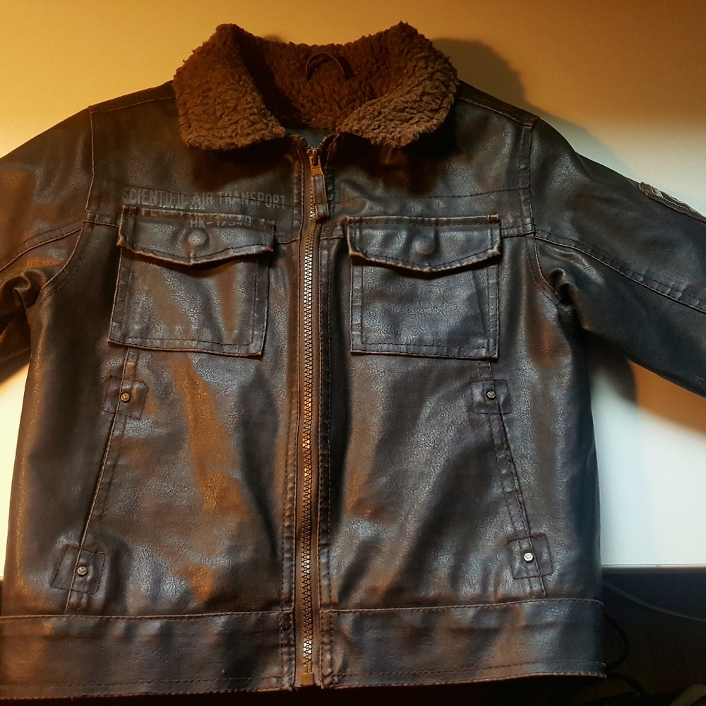 Boys vintage look Adventure Legends faux leather j